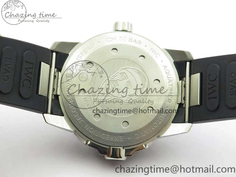 MIROTIME 0124 RelaxedFit Aquatimer Automatic IW329004 V6F 1:1 Best Edition Blue Dial on Rubber Strap MIYOTA 7095